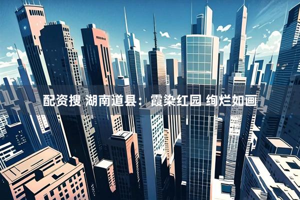 配资搜 湖南道县：霞染红园 绚烂如画